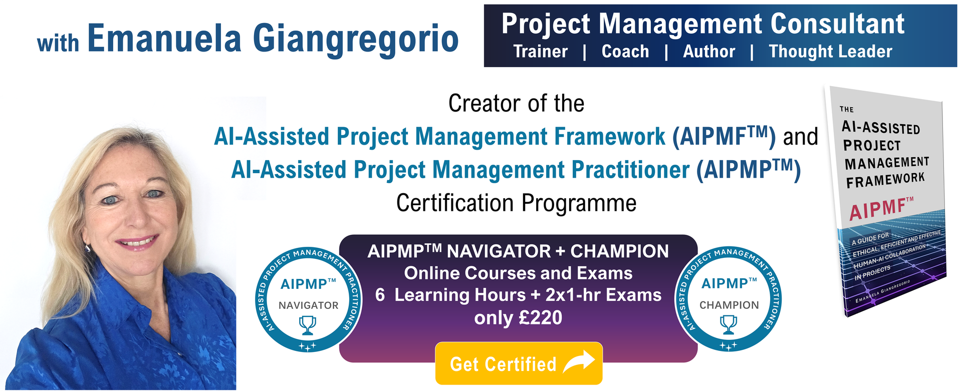 AI Project Management Certifications 2025 Banner